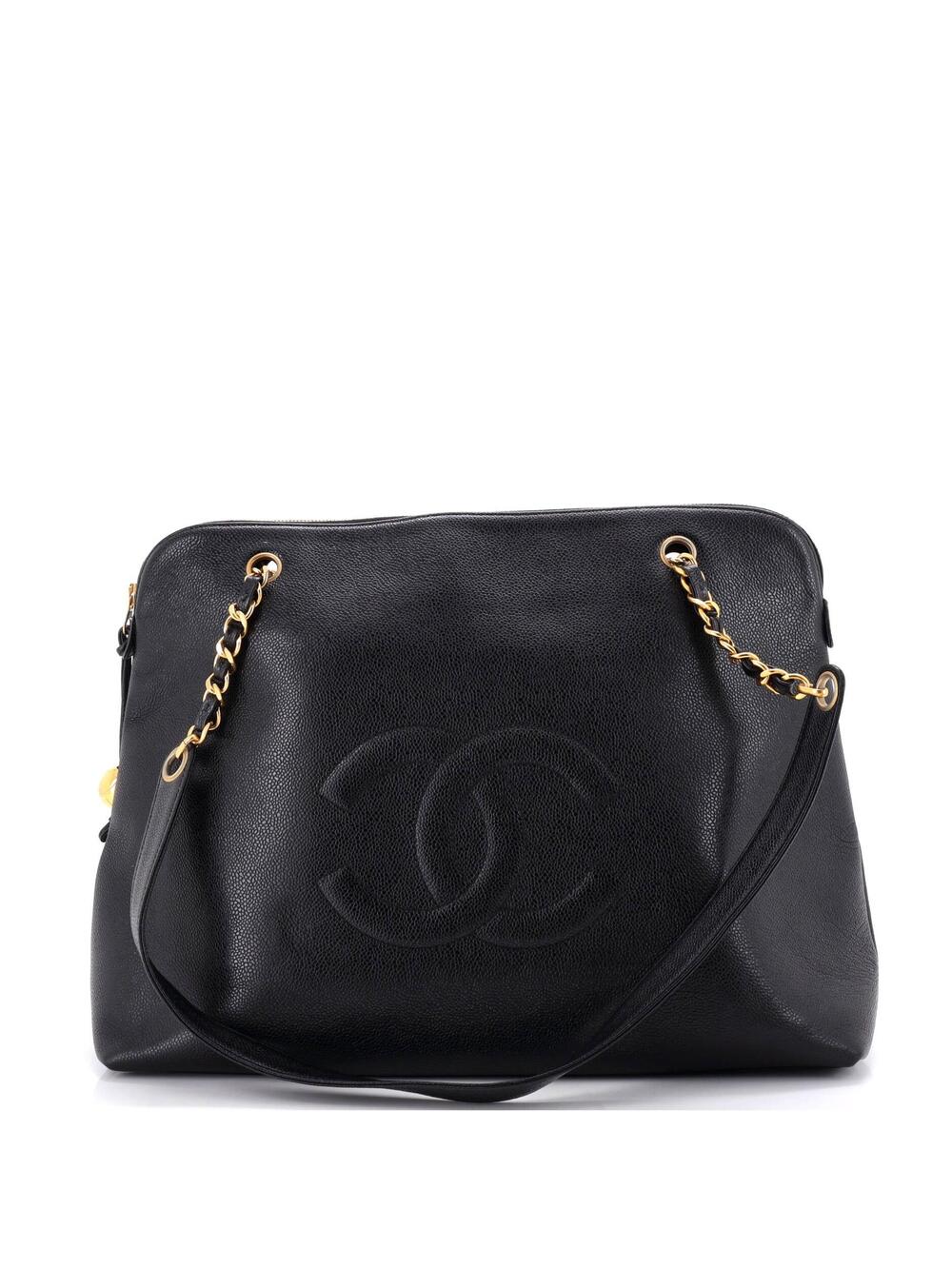 Chanel Vintage Timeless Zip Tote Caviar #371244C34B